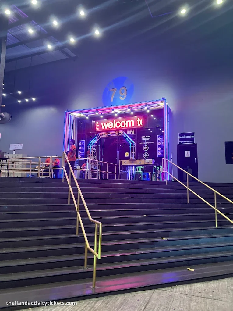 Modern exterior architecture of the Imagine 79 Show venue in North Pattaya