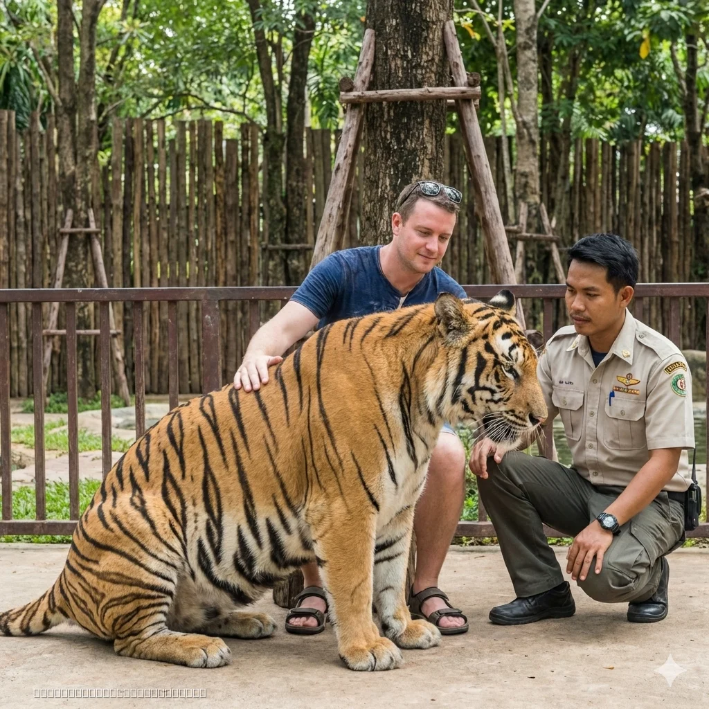 Tiger Park Pattaya Ticket – Up Close Tiger Experience