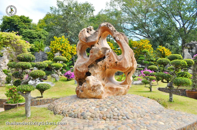 Million Years Stone Park Pattaya garden and rock formations Thailand