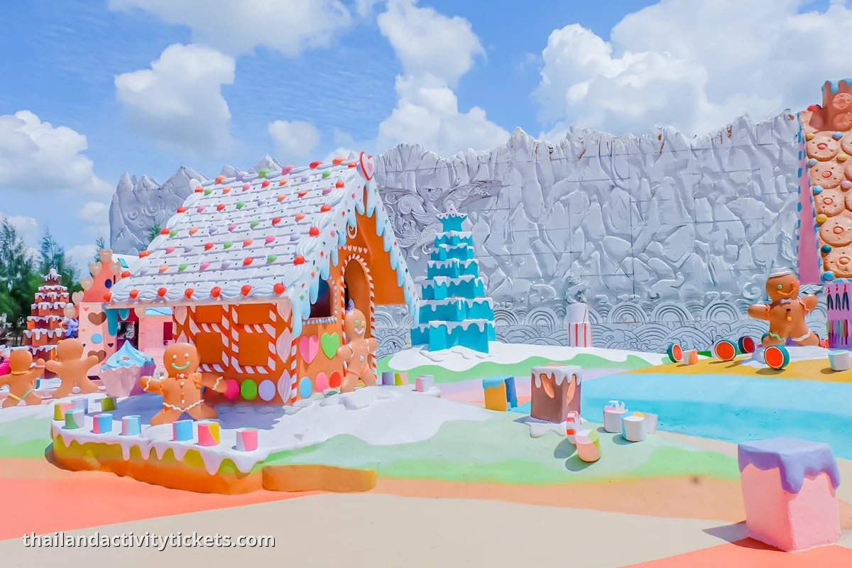 Instagrammable candy theme park Pattaya Thailand