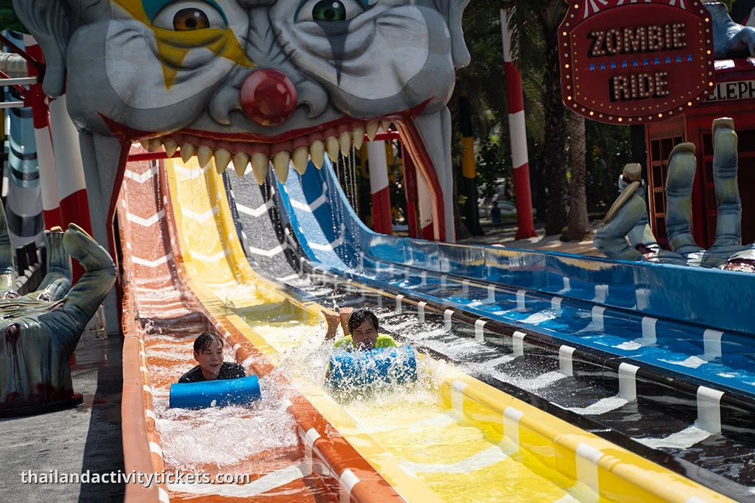 Ghostbusters zone Columbia Pictures Aquaverse Pattaya water ride
