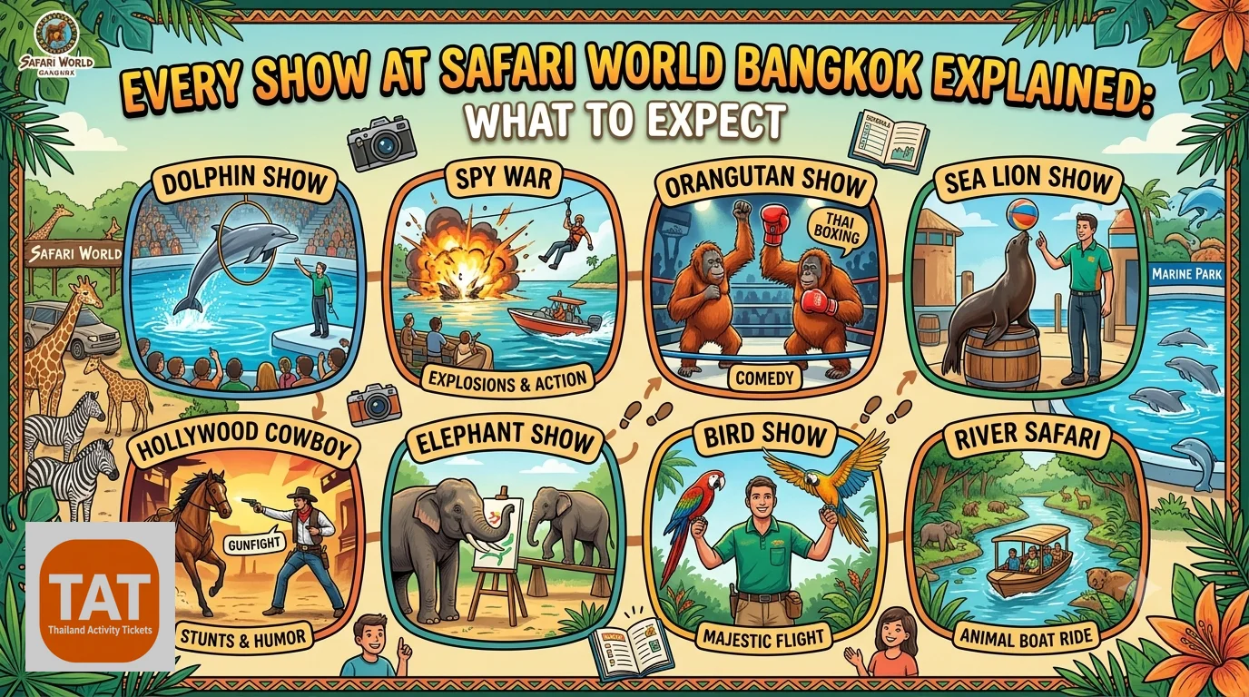 Every Show at Safari World Bangkok Explained