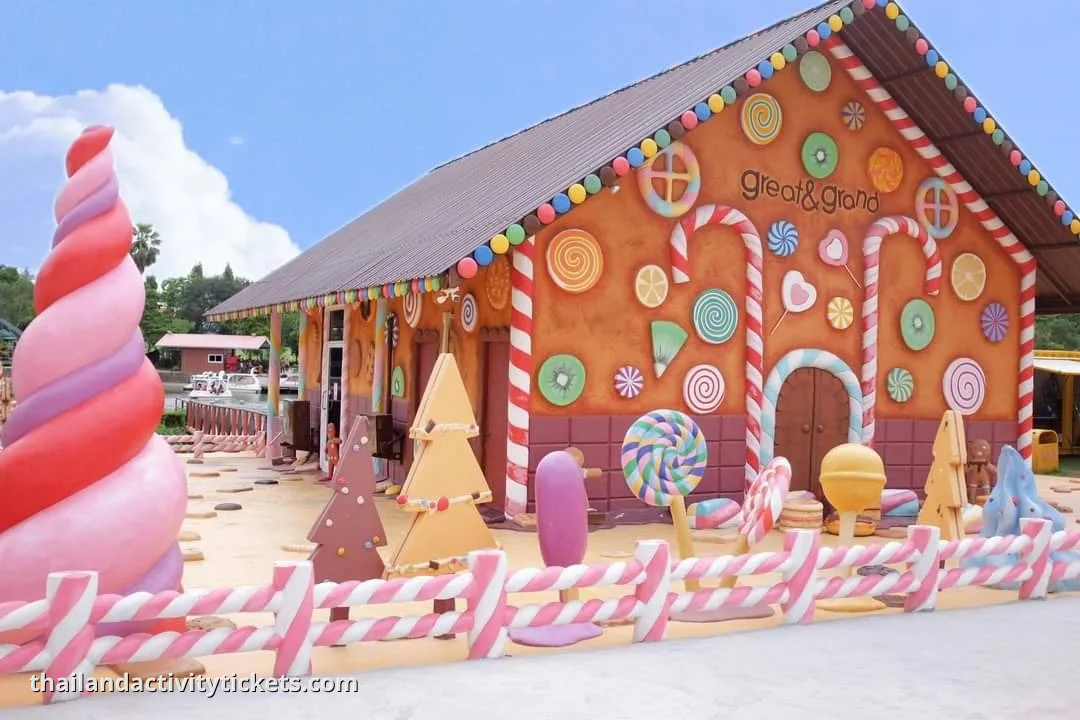 Instagram photo spot Pattaya candy theme park Thailand