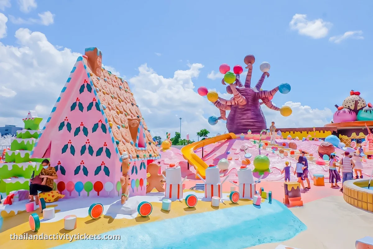 Candy houses and pastel backgrounds Pattaya photo spot