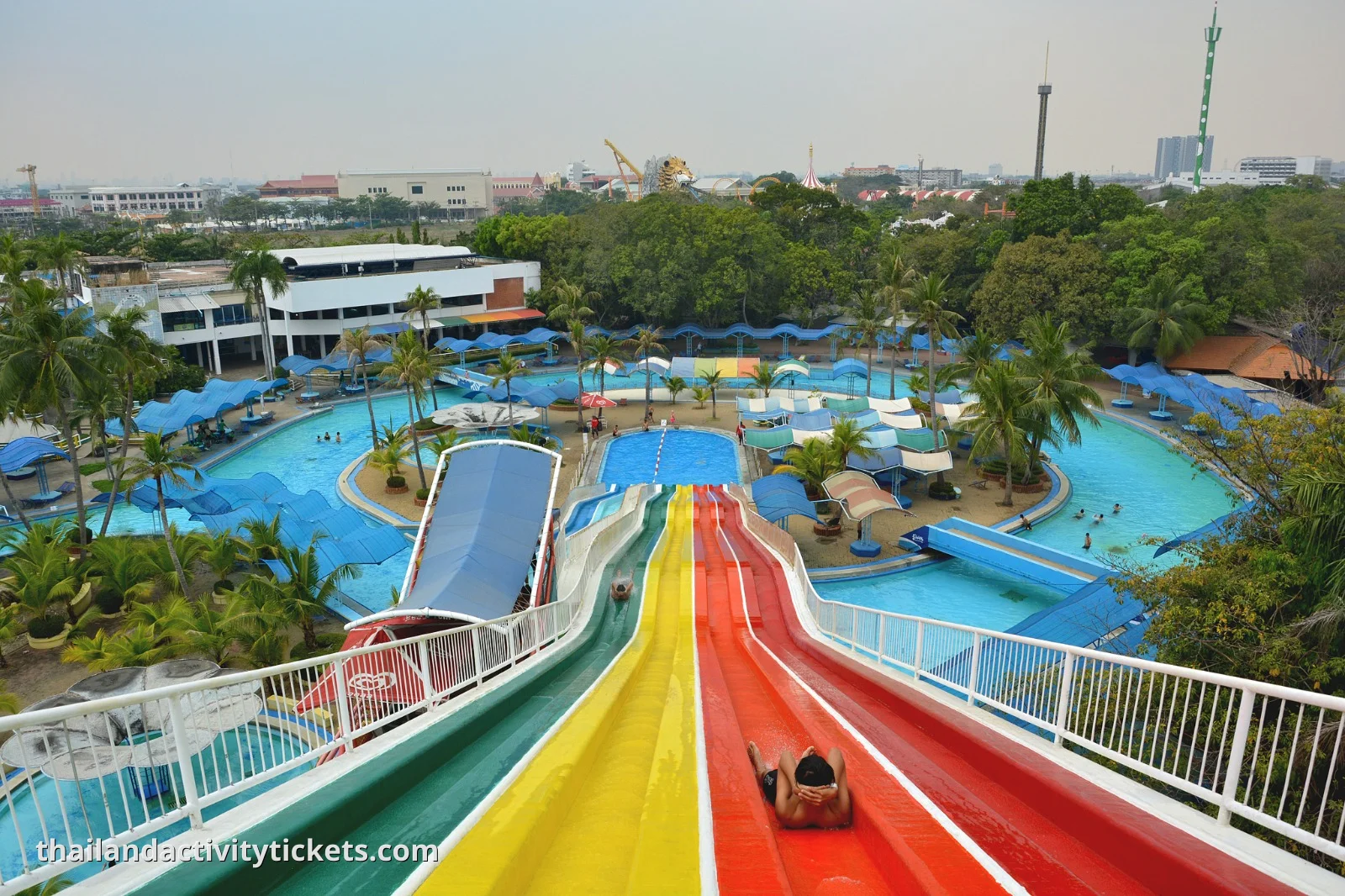 Siam Amazing Park Bangkok theme and water park entrance