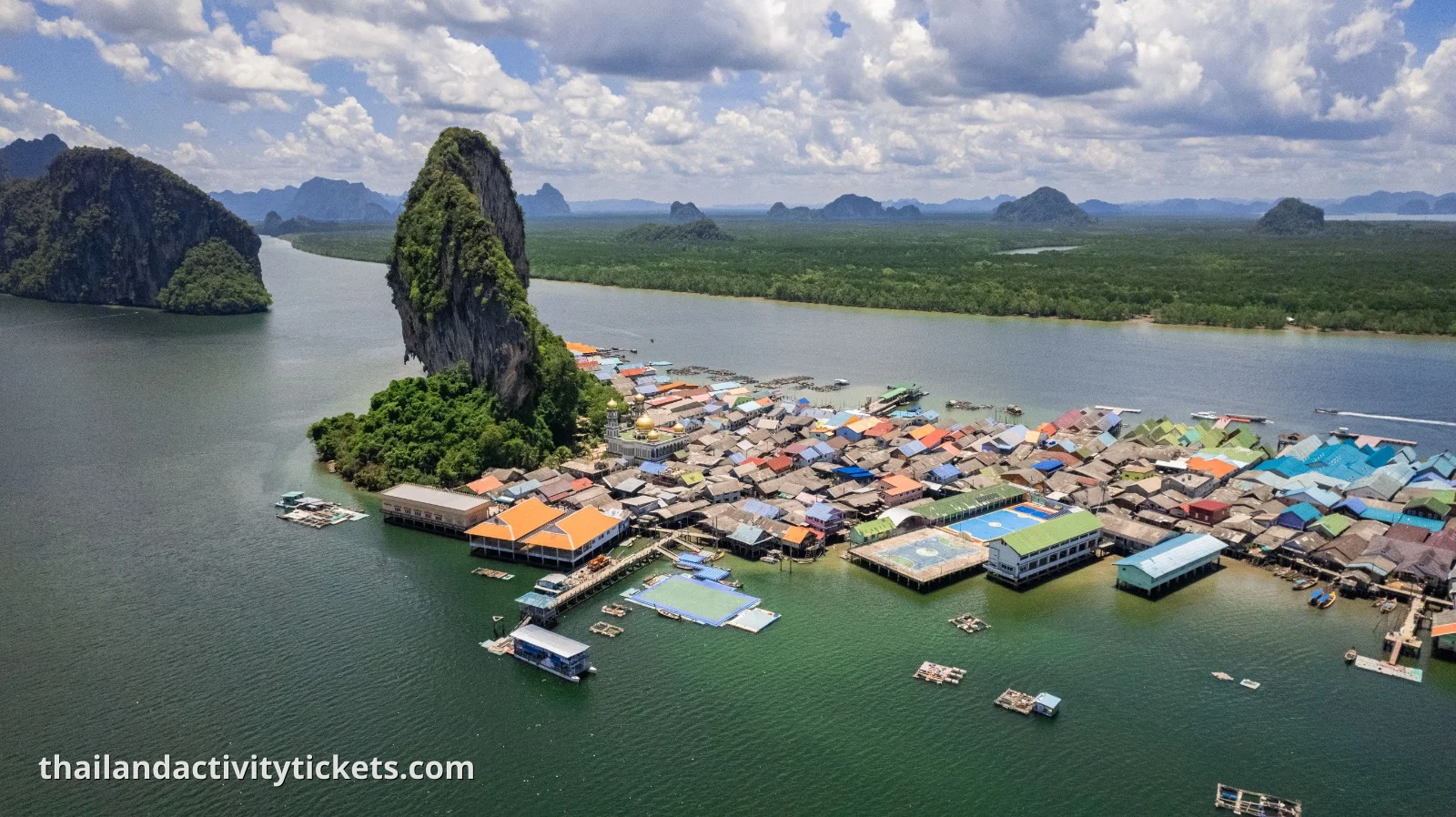 Famous James Bond Island Phuket scenic view Phang Nga Bay
