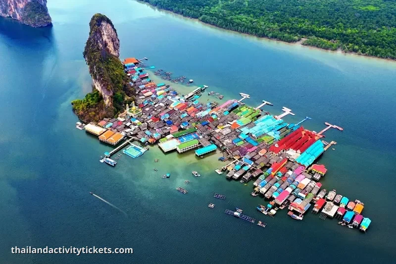 Koh Panyee floating village on James Bond Island tour Krabi