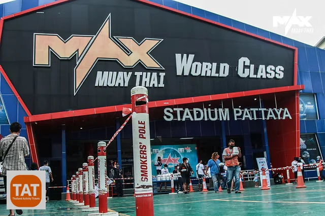 MAX Muay Thai Stadium exterior on Sukhumvit Road Pattaya