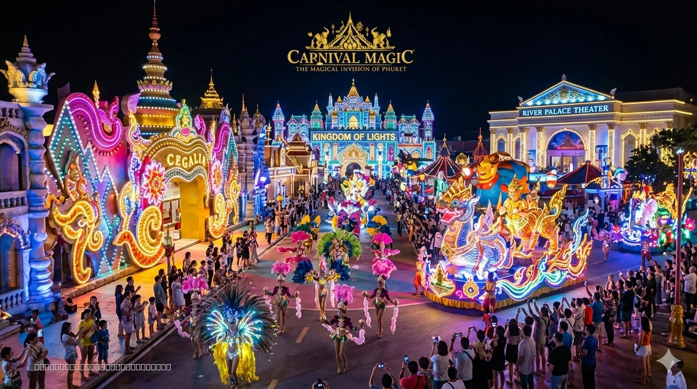 Carnival Magic Phuket Tickets – Night Carnival Theme Park Experience