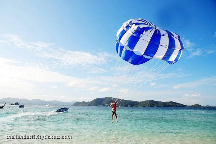 Parasailing Coral Island Pattaya Koh Larn water activity