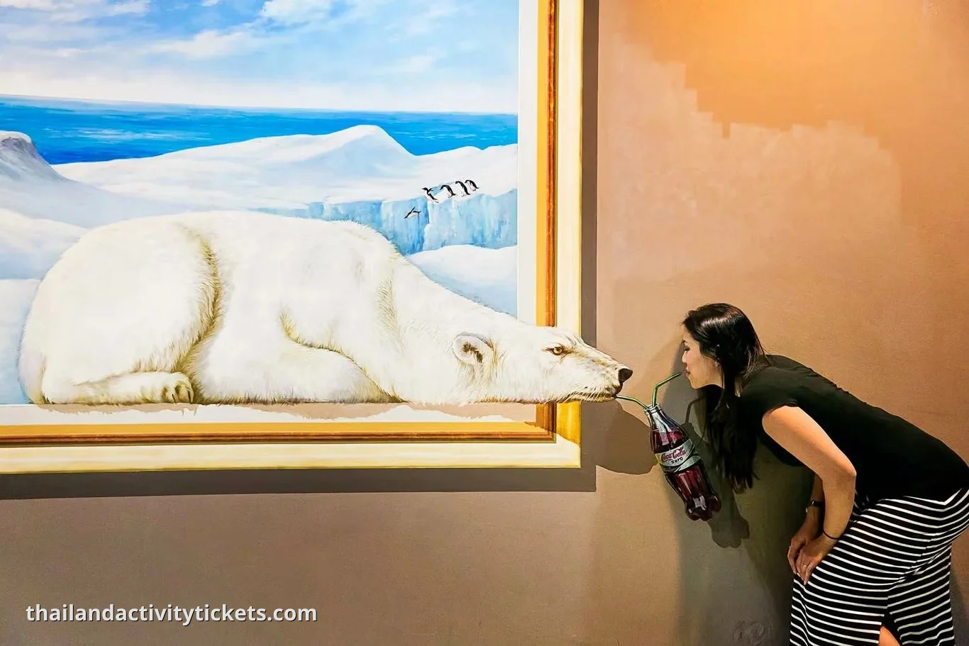 Fantasy themed 3D art exhibit at Art in Paradise Pattaya