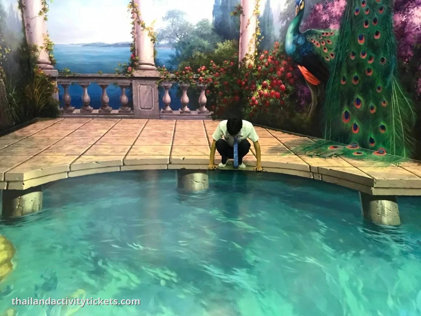 Underwater themed 3D art at Art in Paradise Pattaya