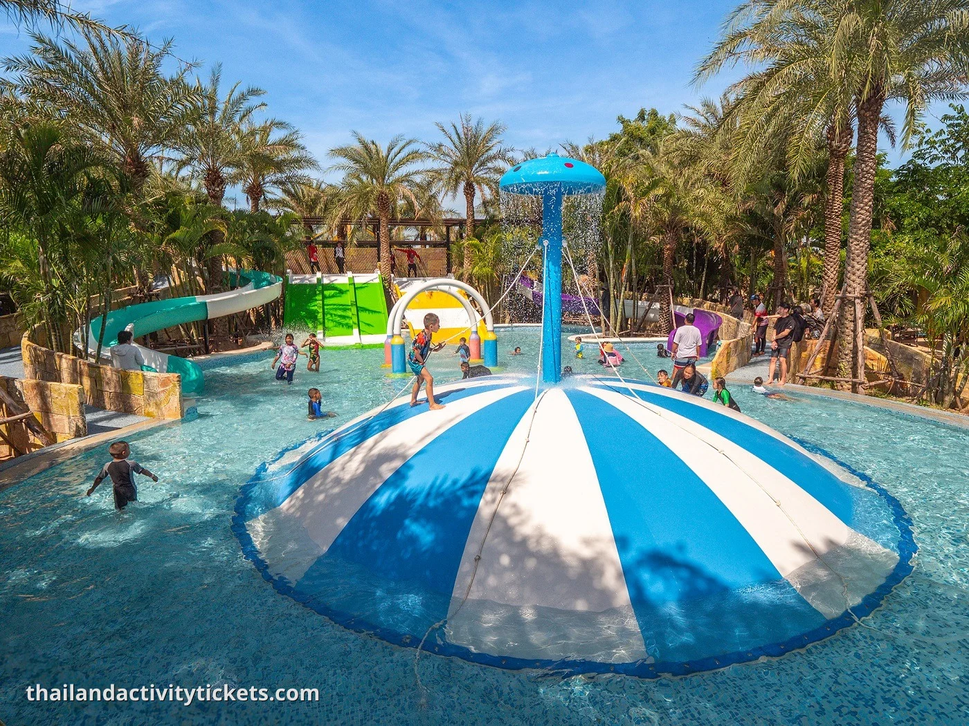 Ramayana Water Park Pattaya largest water park Thailand view