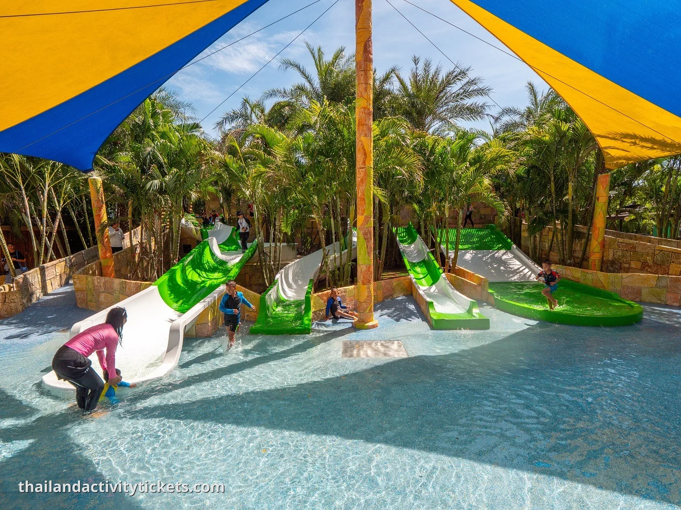 Wave pool Ramayana Water Park Pattaya Thailand