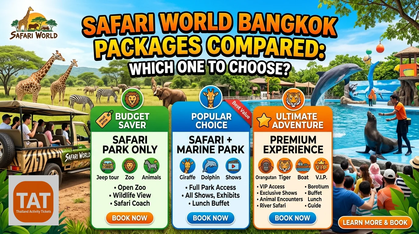 Safari World Bangkok Packages Compared