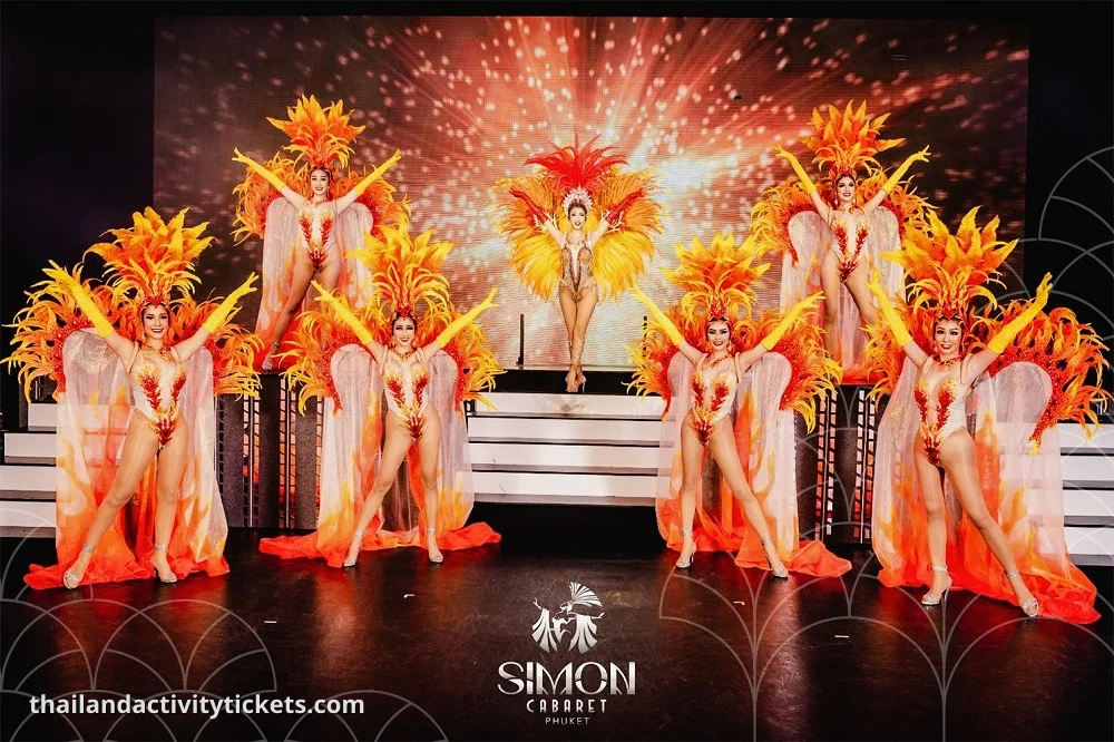 International dance acts Simon Cabaret show Phuket Thailand
