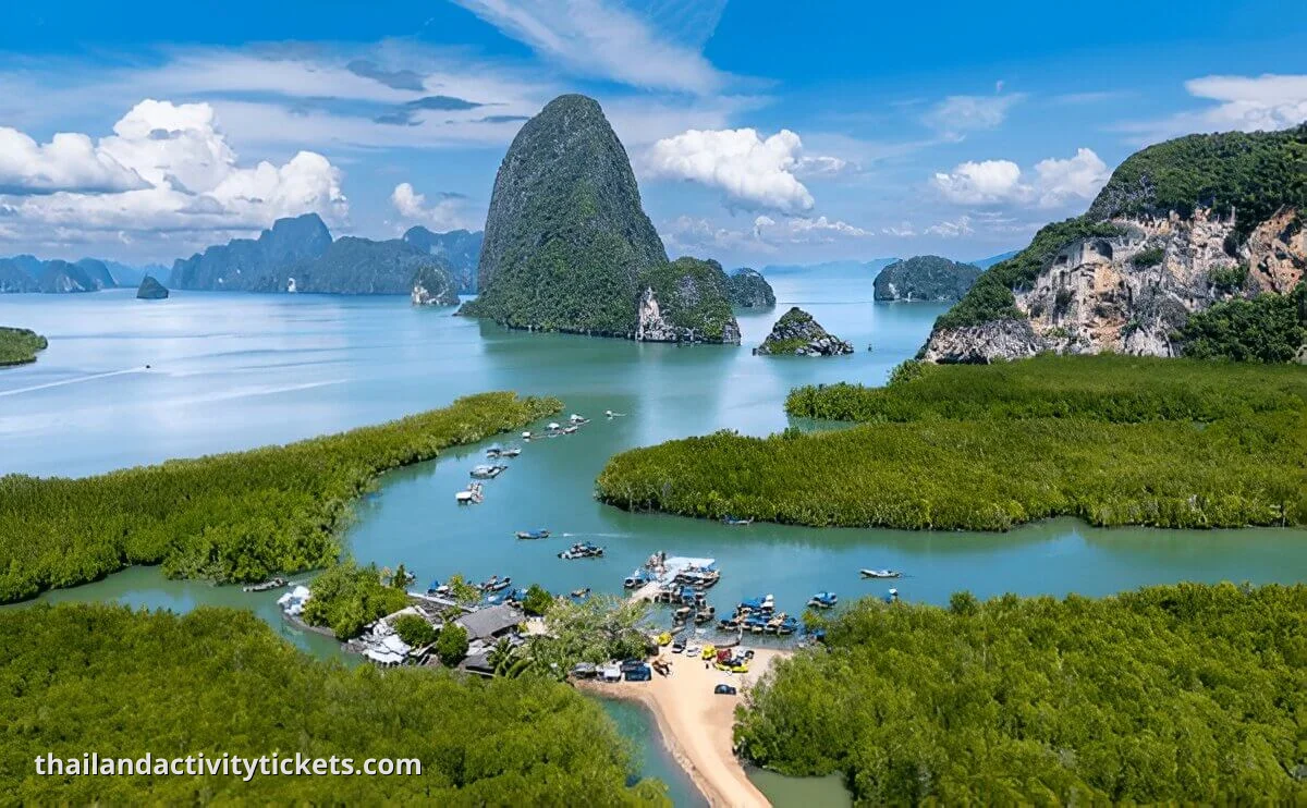 Group ready for full-day speedboat tour to Phang Nga Bay
