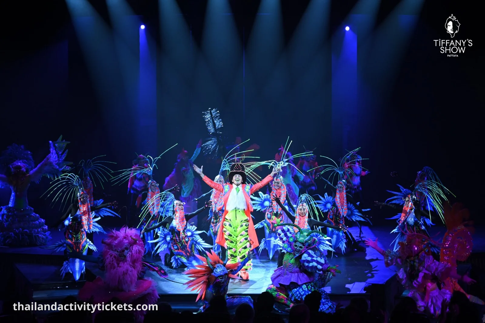 Cabaret dancers performing at Tiffany’s Show Pattaya