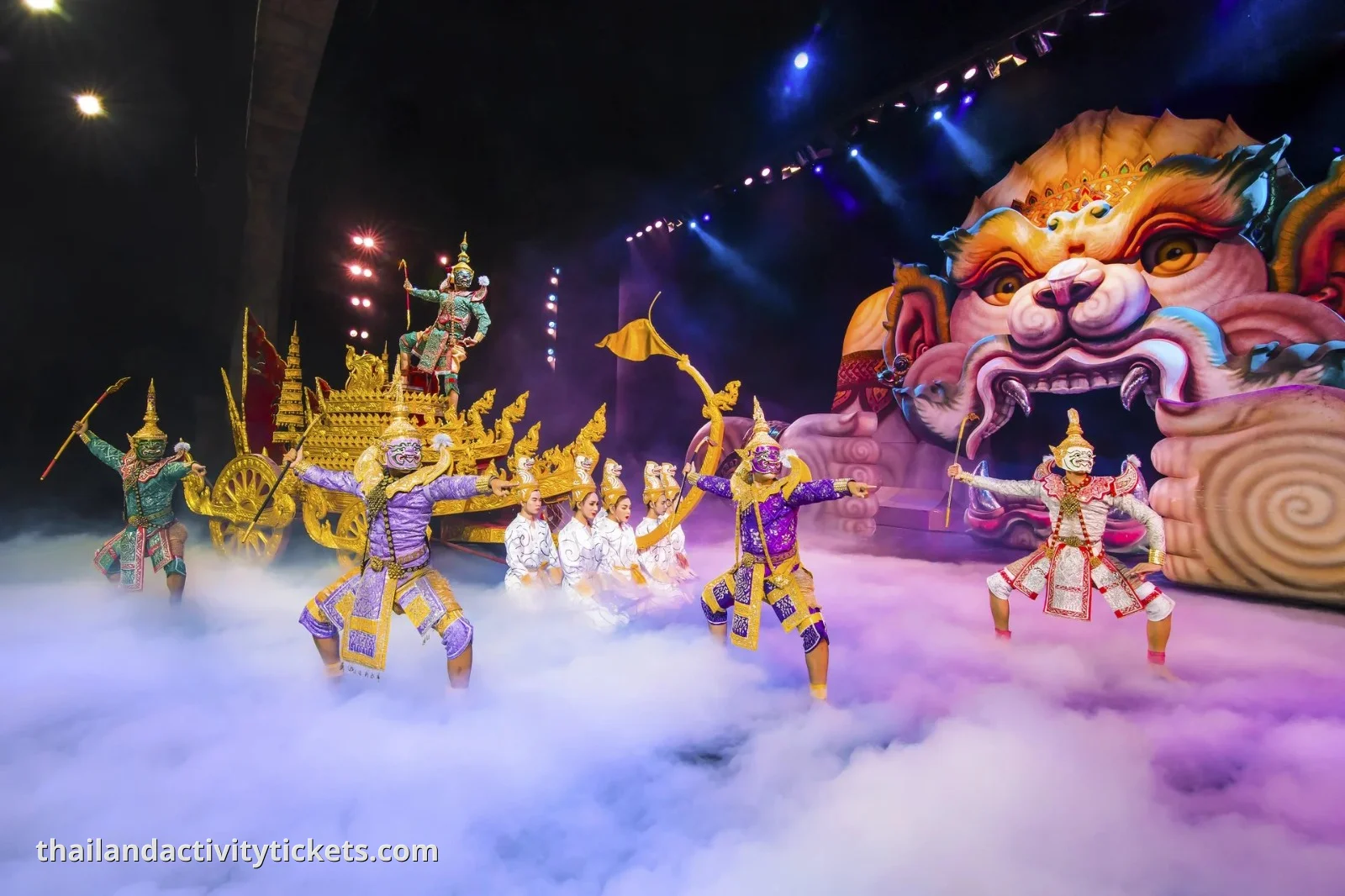 Phuket FantaSea Gold Seat view showing the best theater perspective