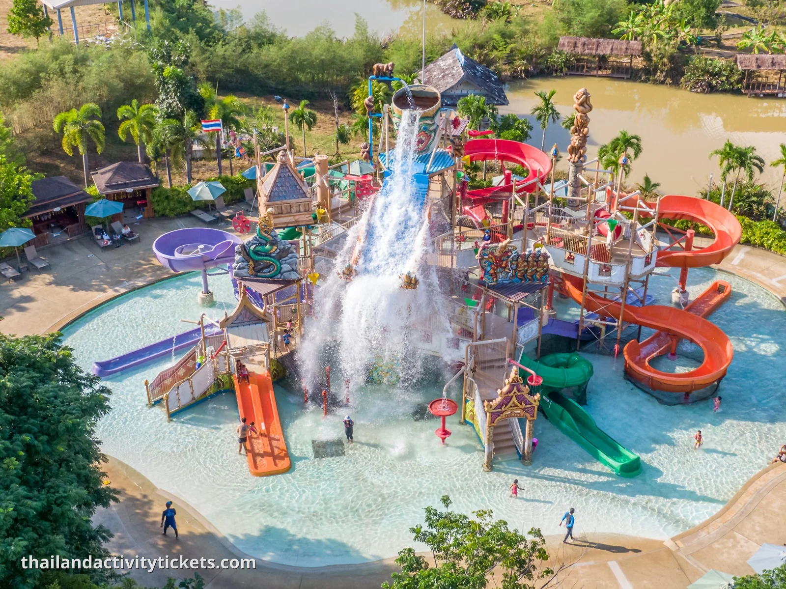Children water playground Ramayana Pattaya Thailand"