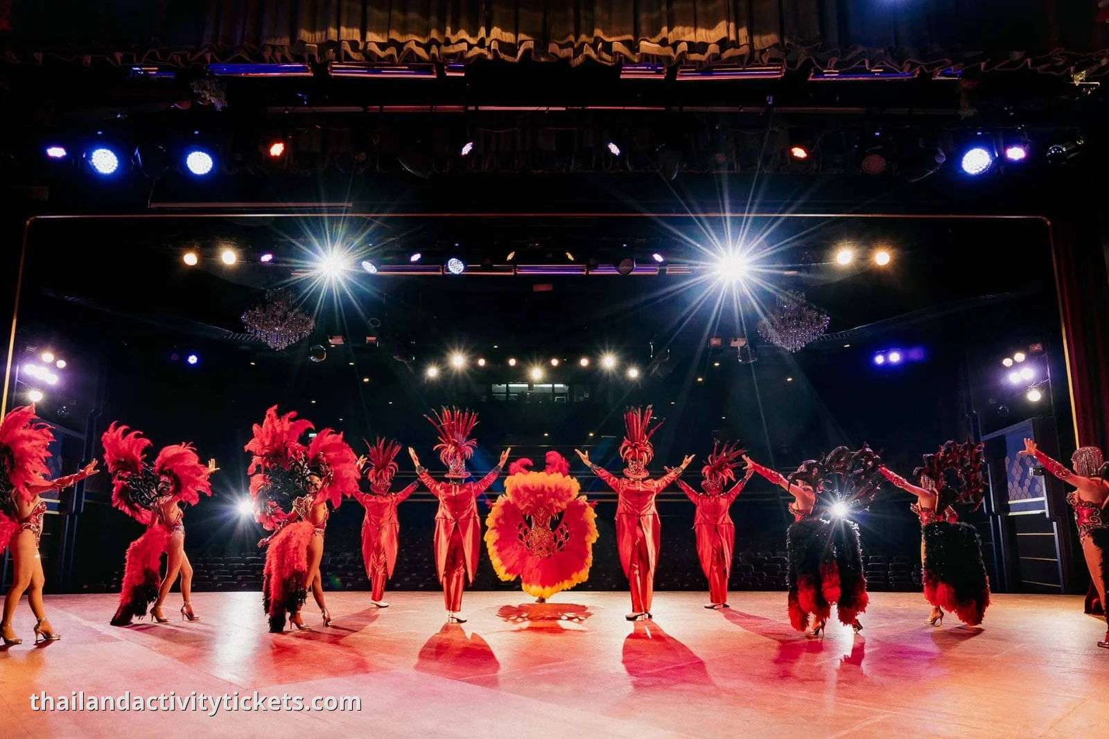 Simon Cabaret Show Phuket theatre and stage lighting view