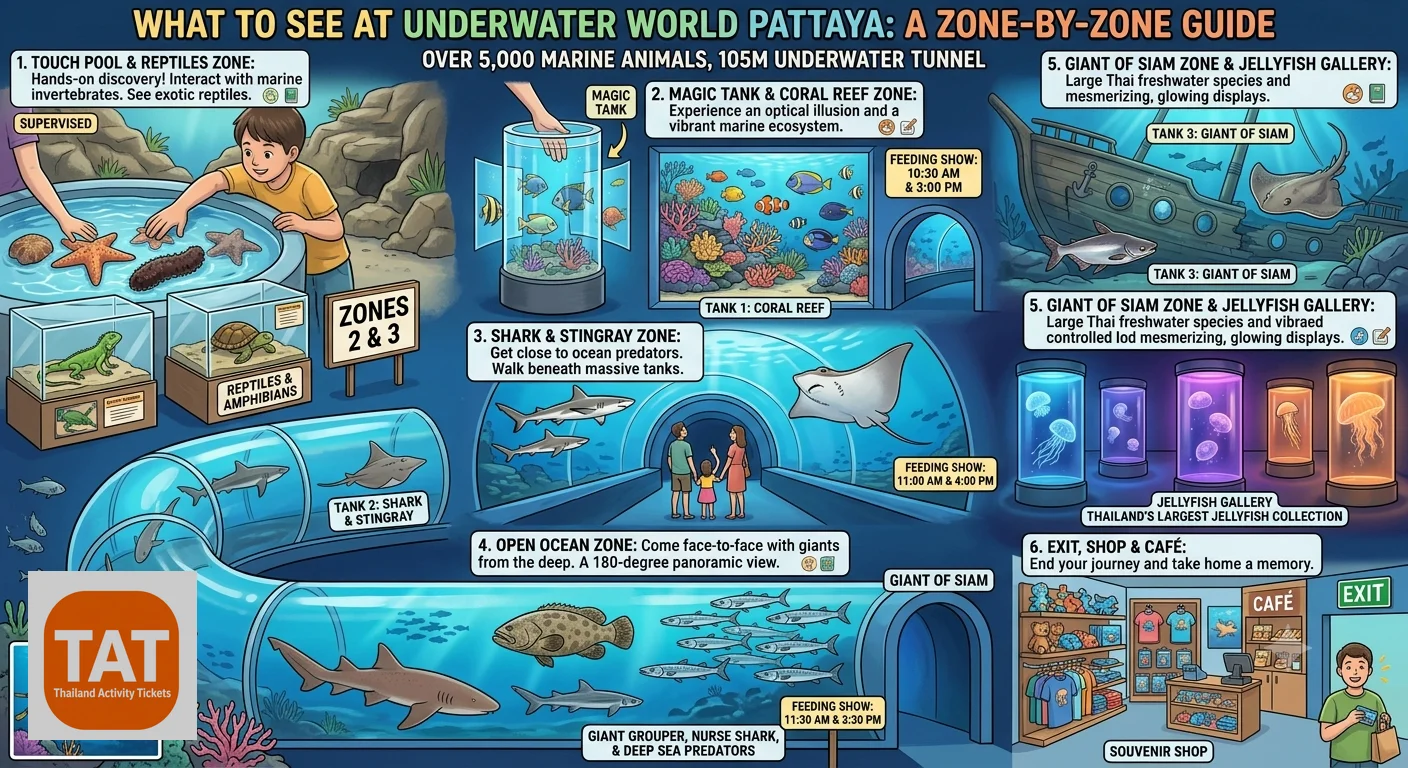 What to See at Underwater World Pattaya A Zone-by-Zone Guide
