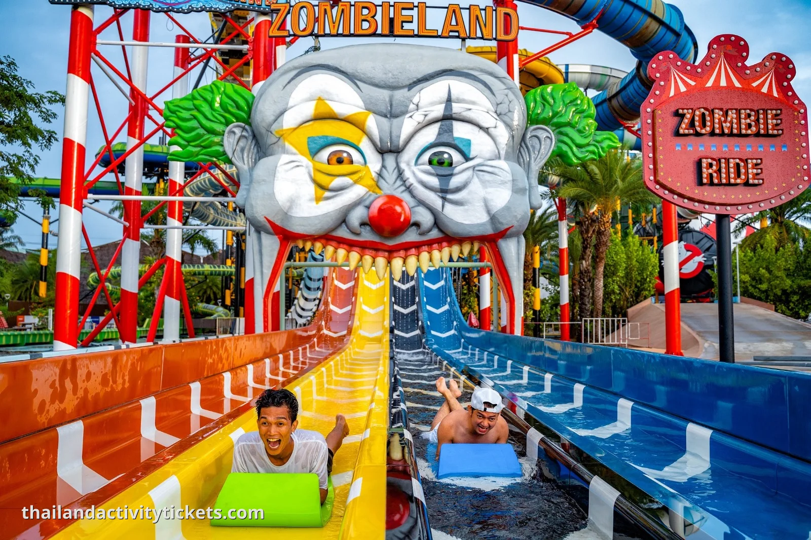 Zombieland themed attraction Aquaverse Pattaya Thailand