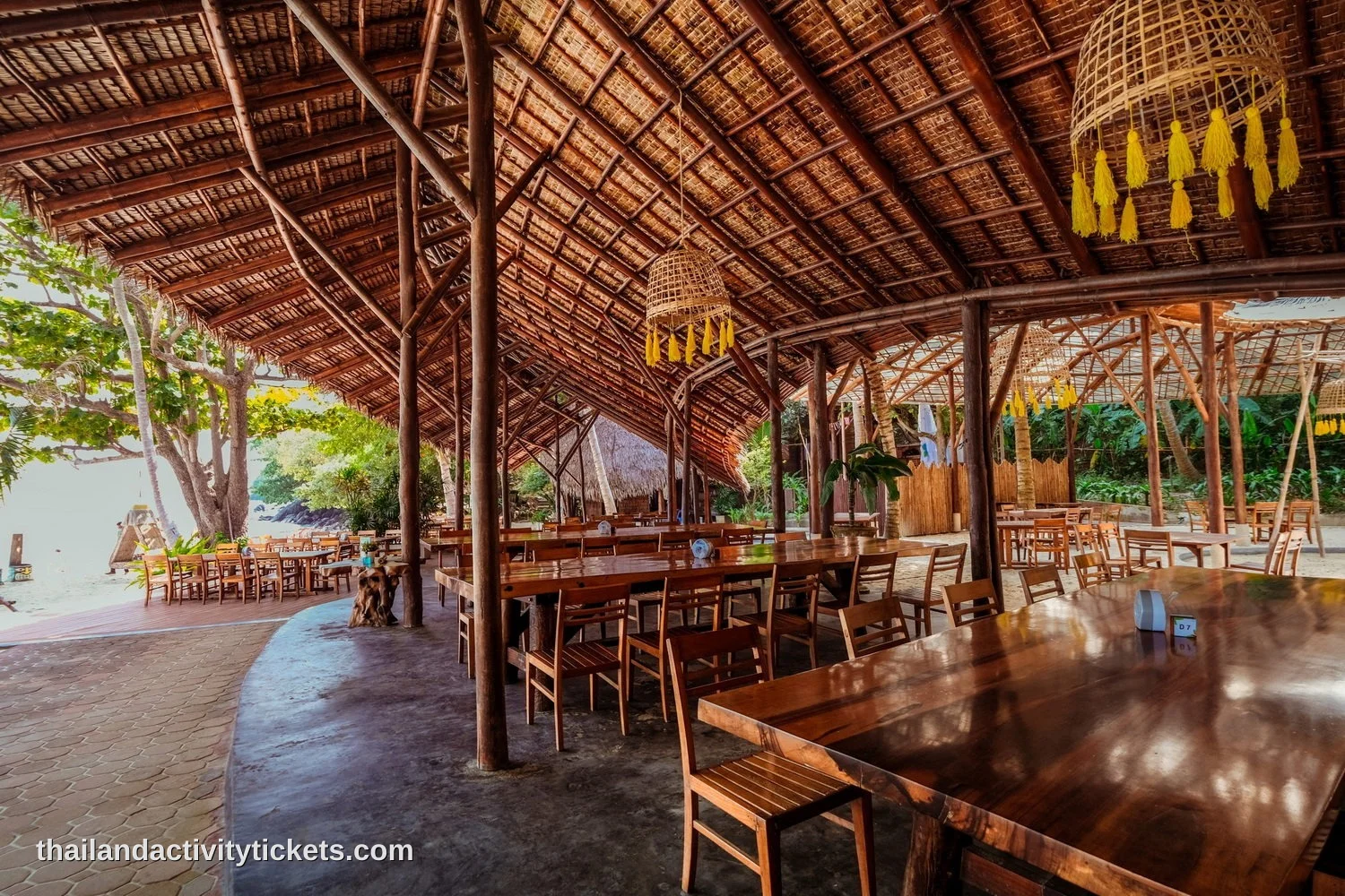 Beachfront lunch at Banana Beach Phuket restaurant