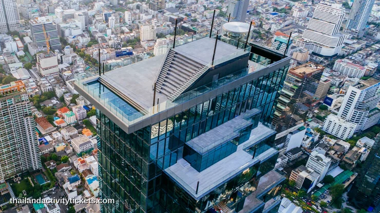 Observation deck at King Power Mahanakhon Bangkok Thailand