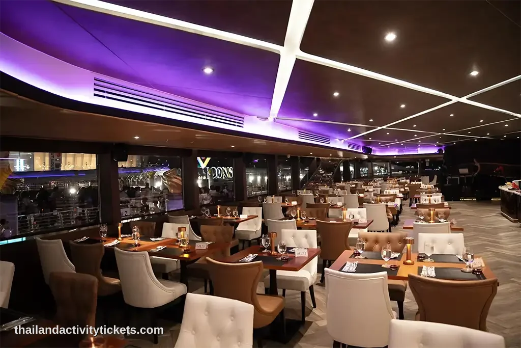 International buffet dinner on Opulence Cruise