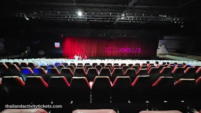 Normal seat view at Miracle Cabaret Show Chiang Mai