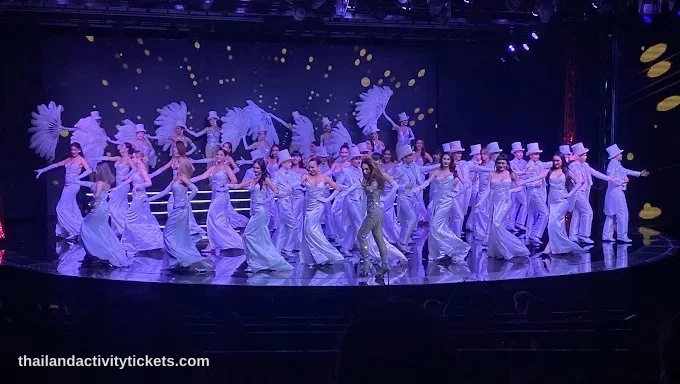 Live dance performance at Calypso Cabaret Asiatique Bangkok