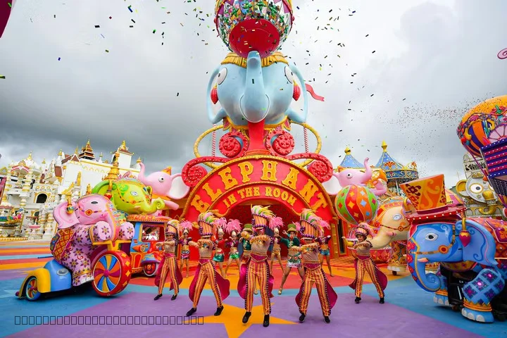 Carnival Magic Phuket night parade featuring Thai cultural themes