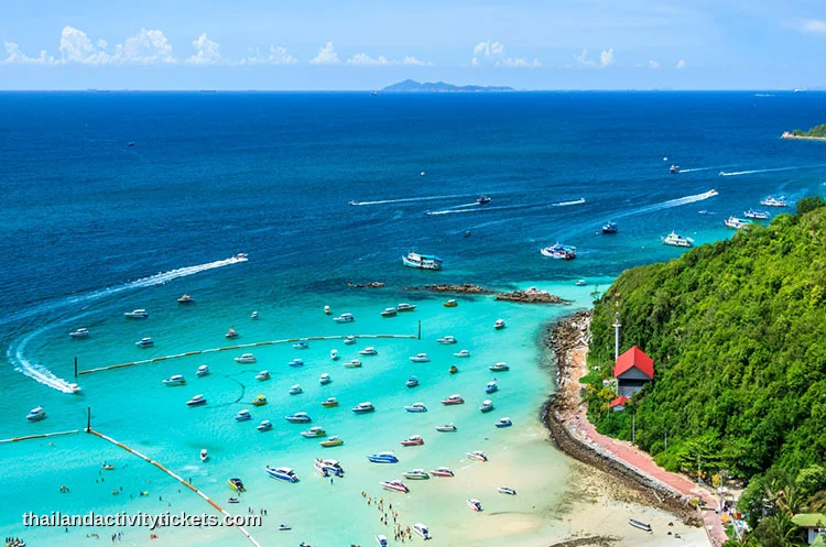 coral island pattaya beach tour crystal clear water thailand island