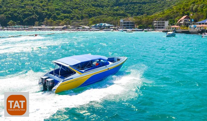 Shared speedboat vs private boat tour to Coral Island Pattaya