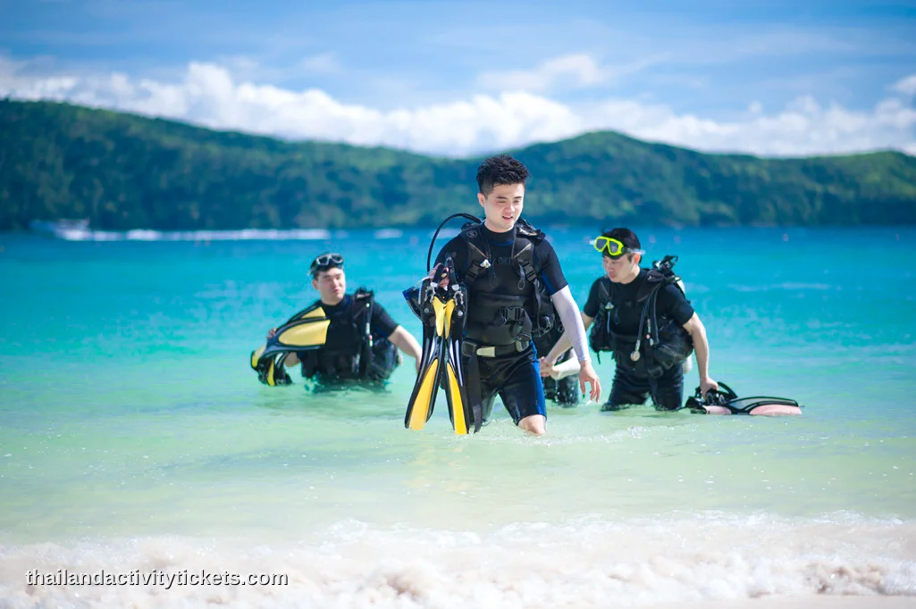 Water sports activities at Coral Island Phuket