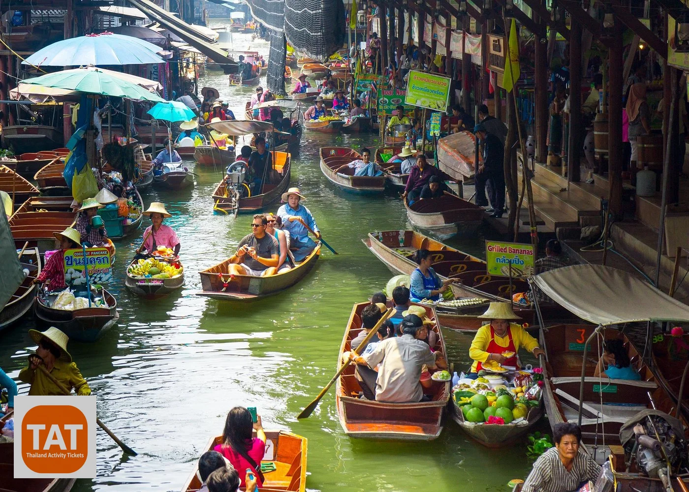 Damnoen Saduak Floating Market Bangkok