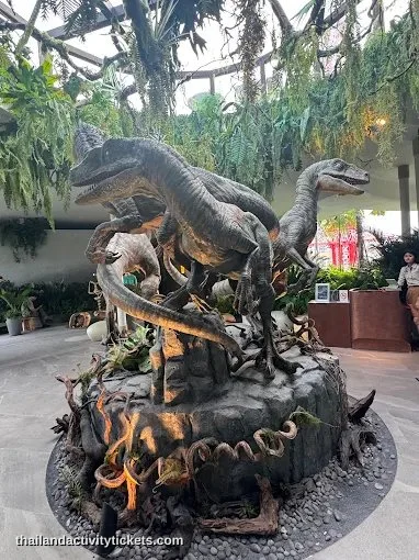 T-Rex at Jurassic World The Experience Bangkok Thailand