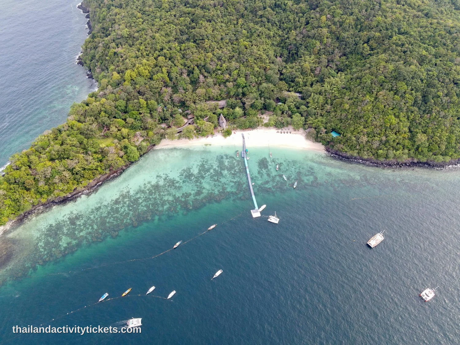 Banana Beach Coral Island Thailand tropical paradise view