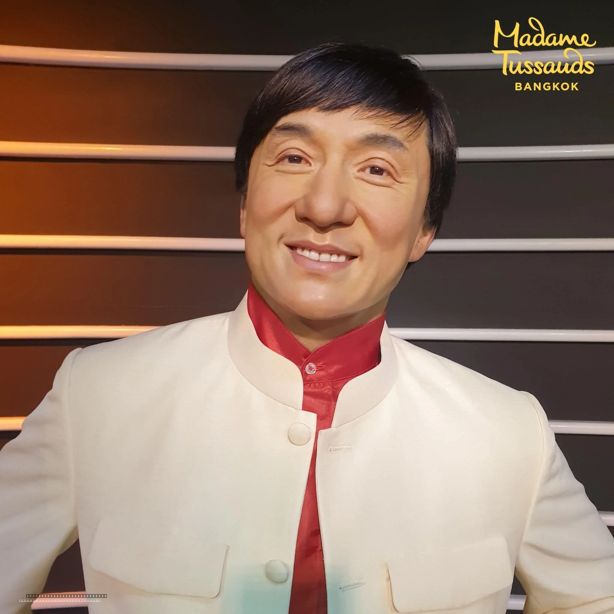 Celebrity wax figures at Madame Tussauds Bangkok Thailand