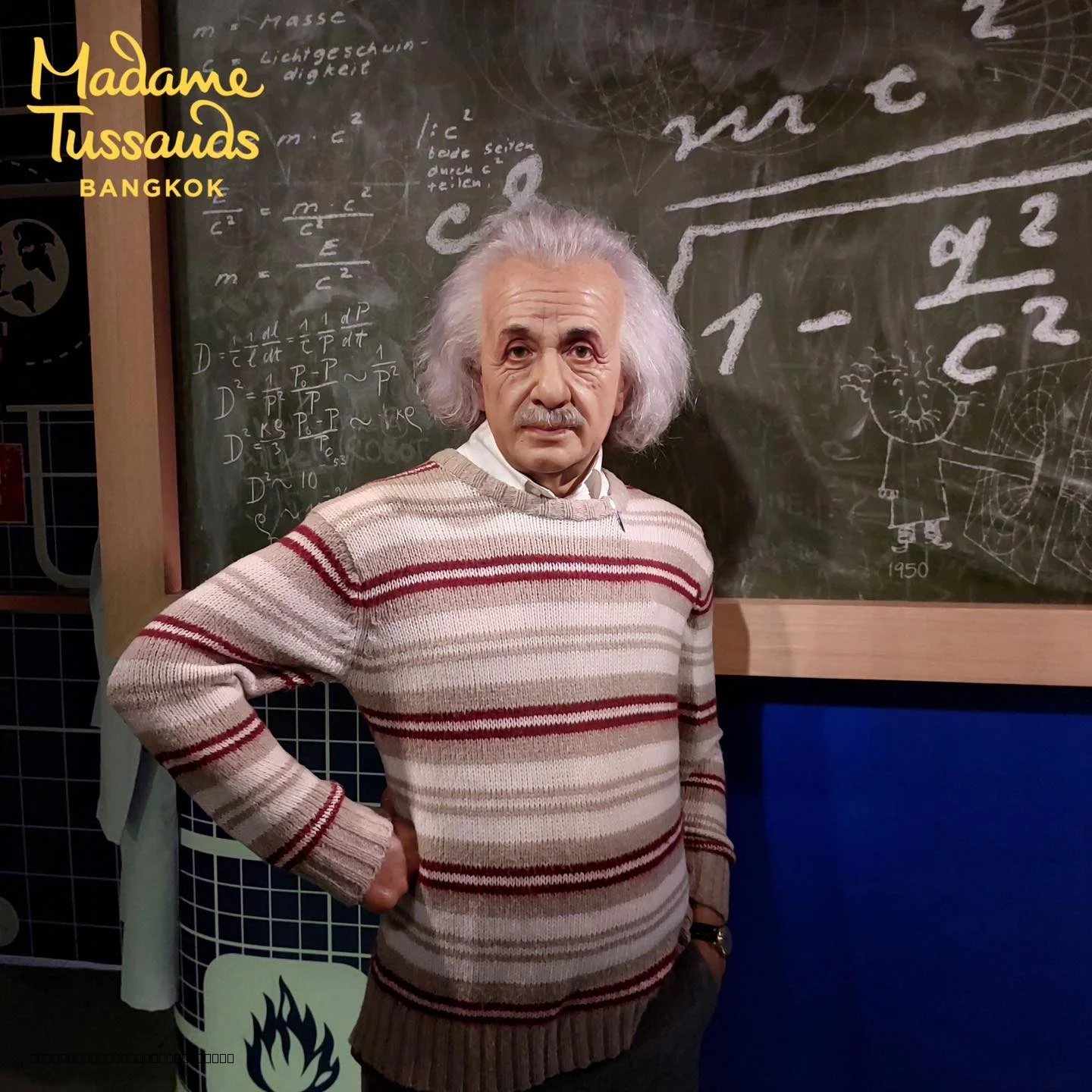 Famous celebrity statues at Madame Tussauds Bangkok Thailand