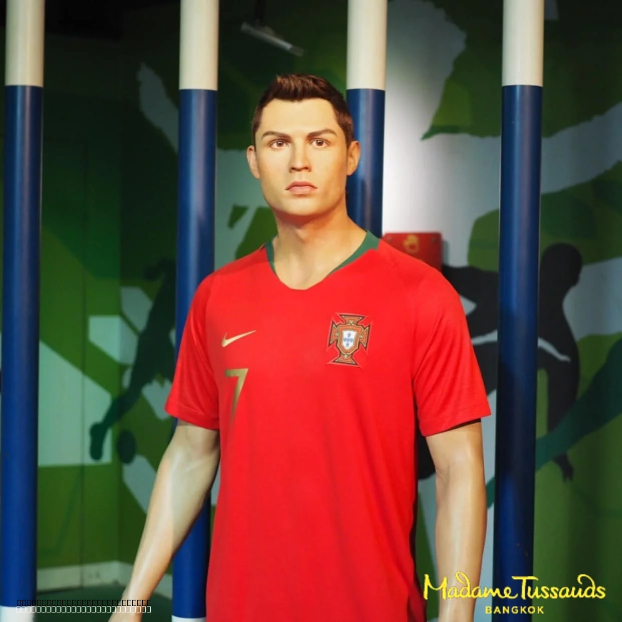 Sports celebrity wax figures at Madame Tussauds Bangkok