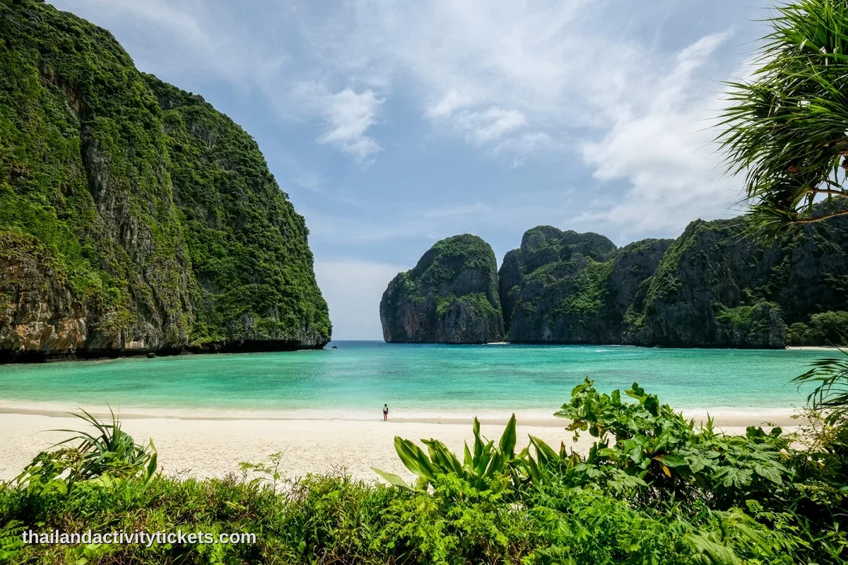 Beautiful Maya Bay at Phi Phi Island Thailand
