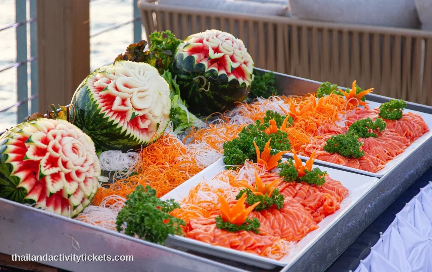 Buffet dinner on Atlantis Ocean Sky PLUS Pattaya cruise