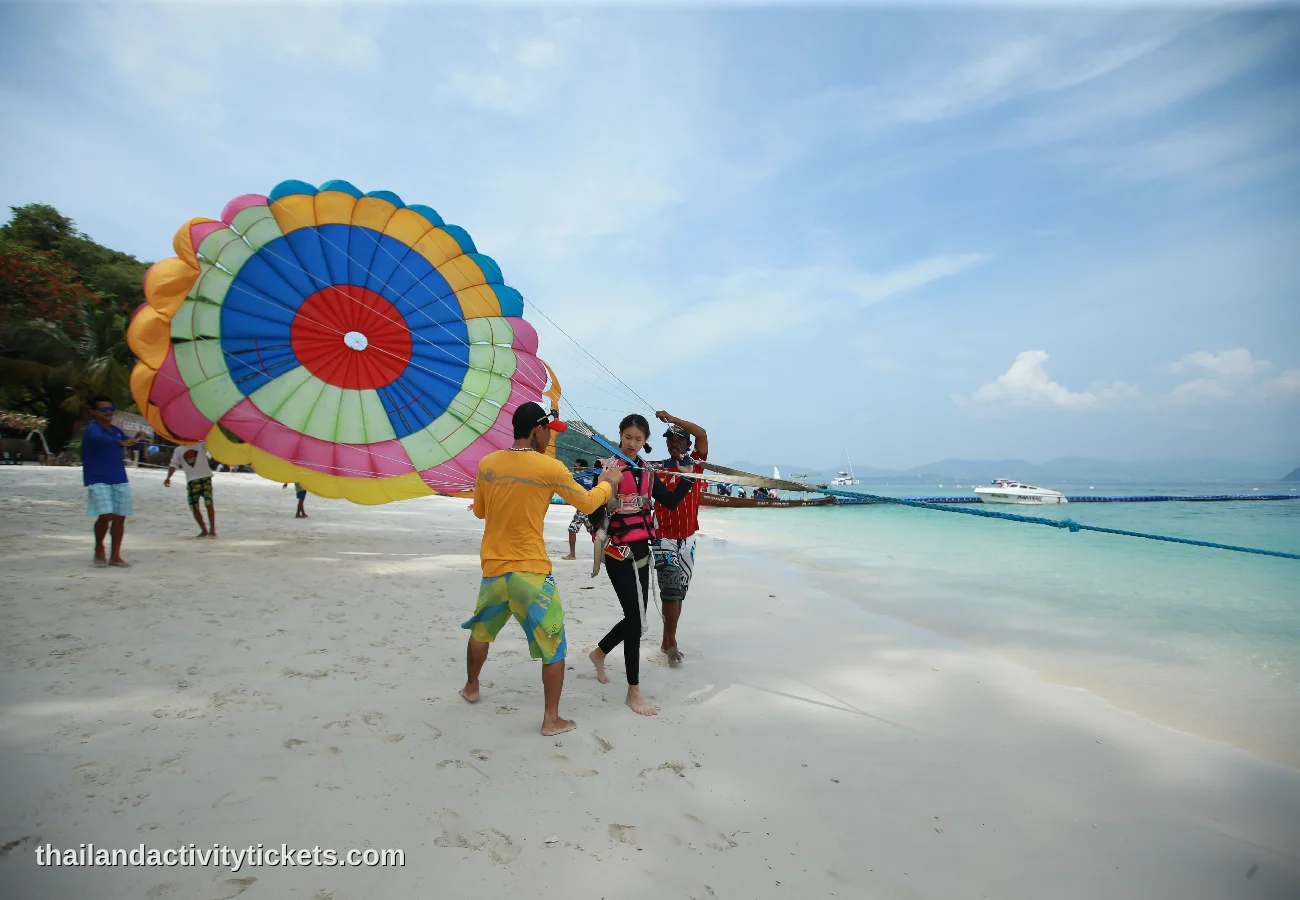Parasailing adventure at Coral Island Phuket