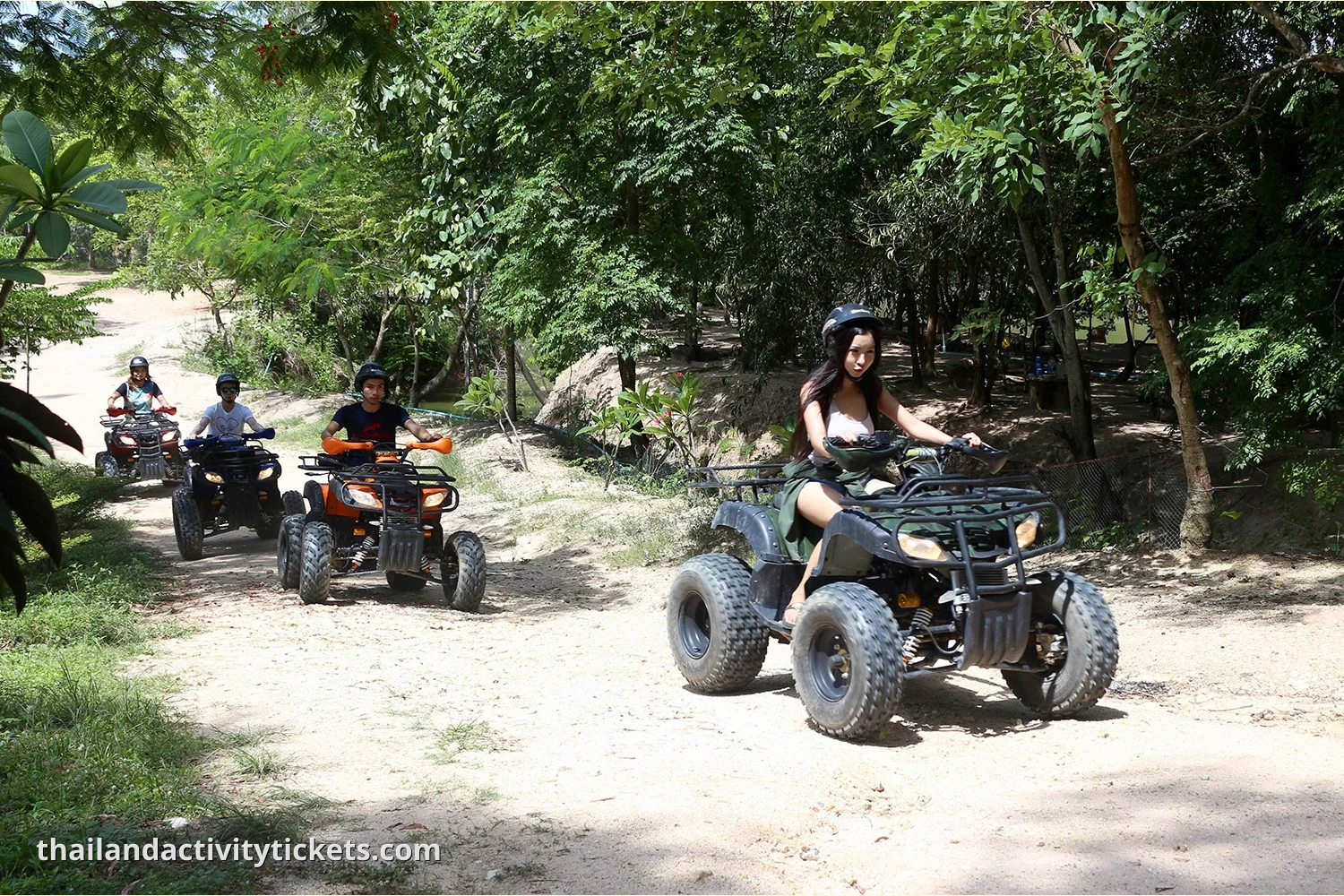 ATV adventure ride at Mong Chang Cafe Pattaya jungle trails