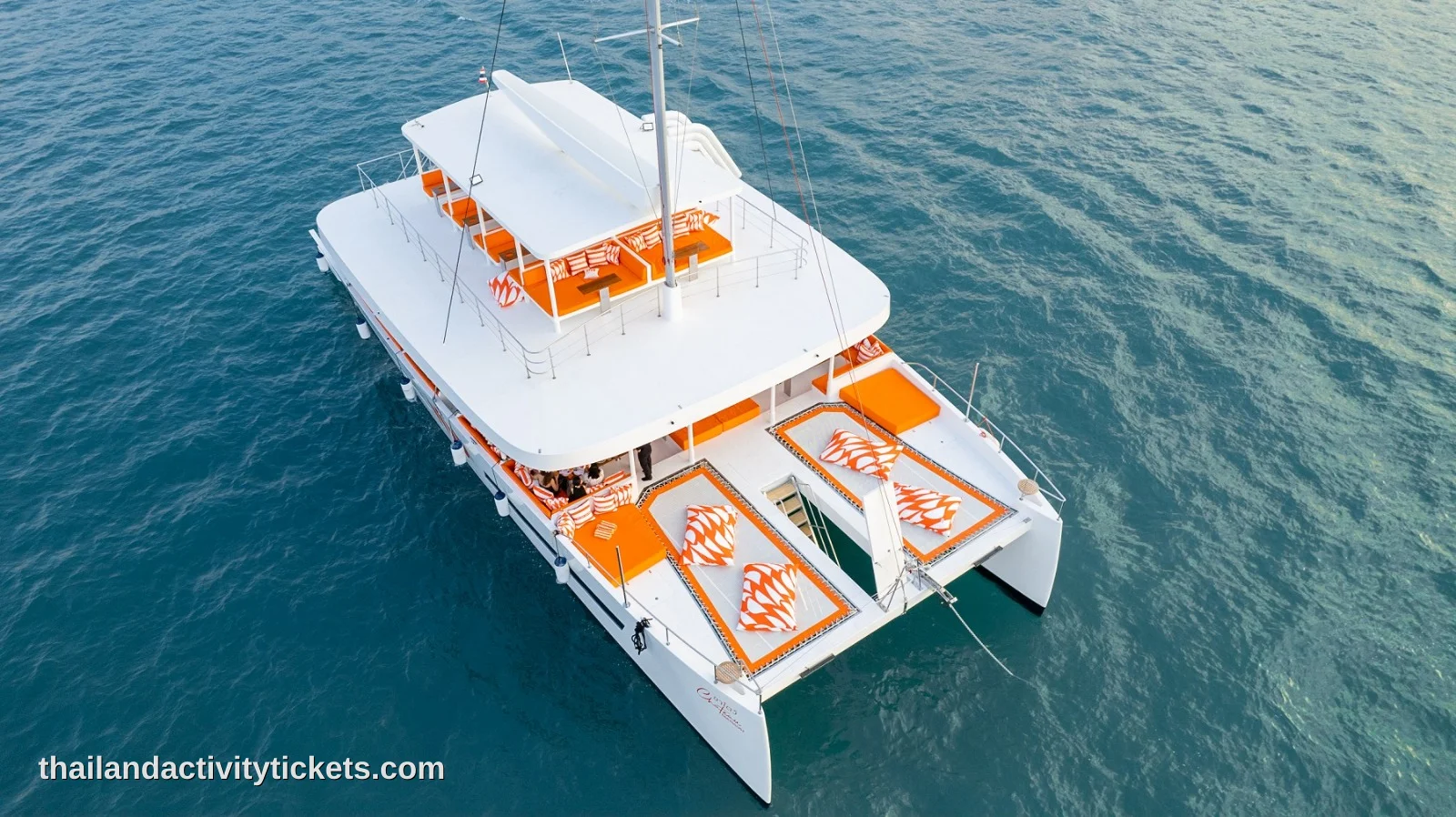 Pattaya 3 islands catamaran tour yacht party with sunset cruise and luxury boat