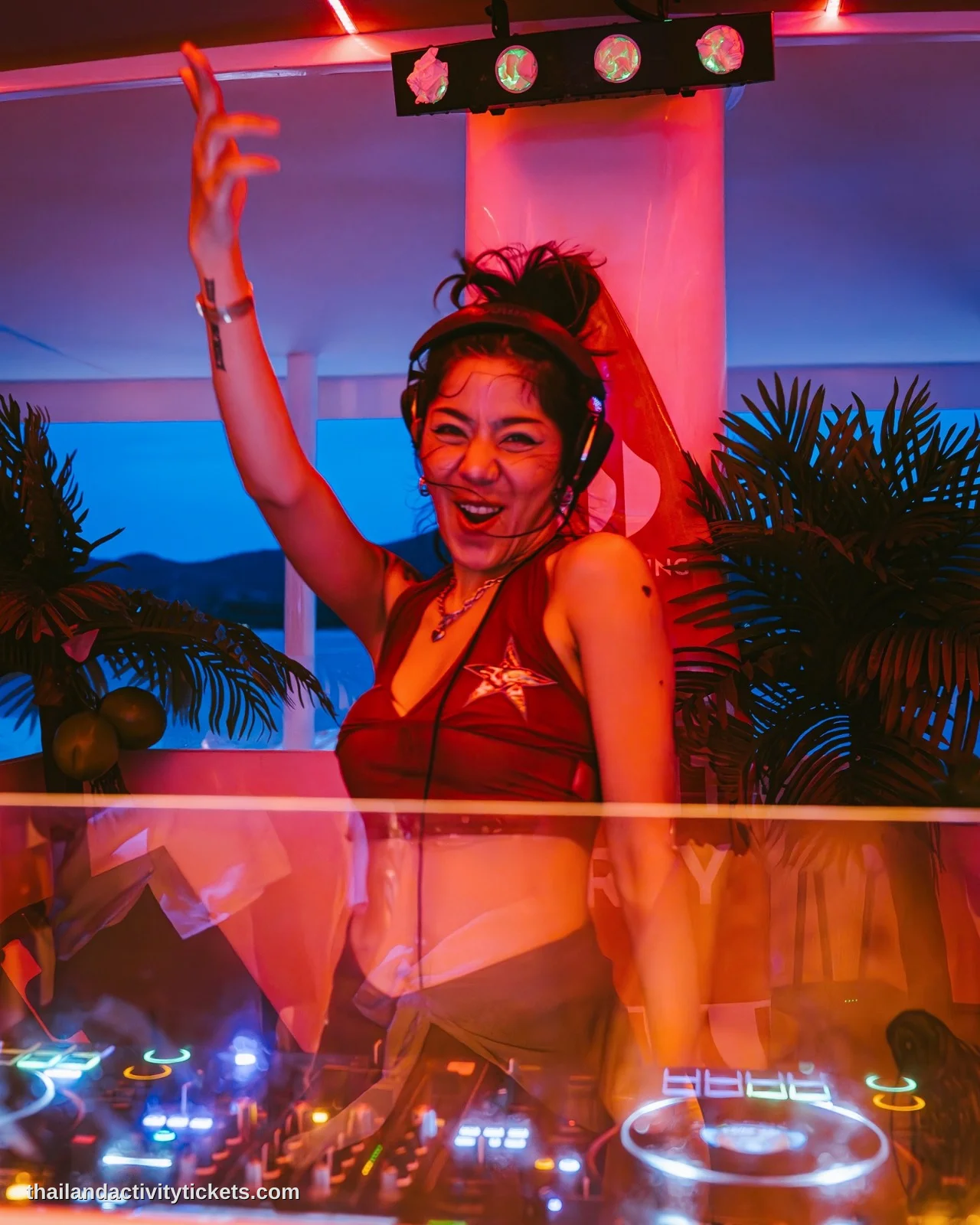 pattaya sunset cruise on catamaran yacht with ocean view and party vibe