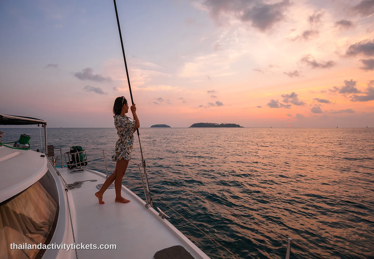 Sunset sailing experience in Phuket Thailand