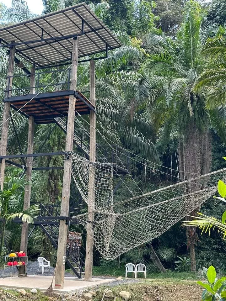Authentic Thai buffet lunch with fresh local fruits provided on the Phuket rafting and ATV tour.